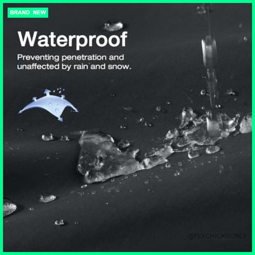 Polyester Waterproof Puffer Jacket with Removable… - image 5